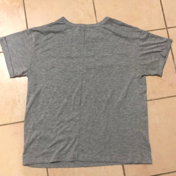 YES MONSIEUR gray short sleeve tee - Picture 5 of 5